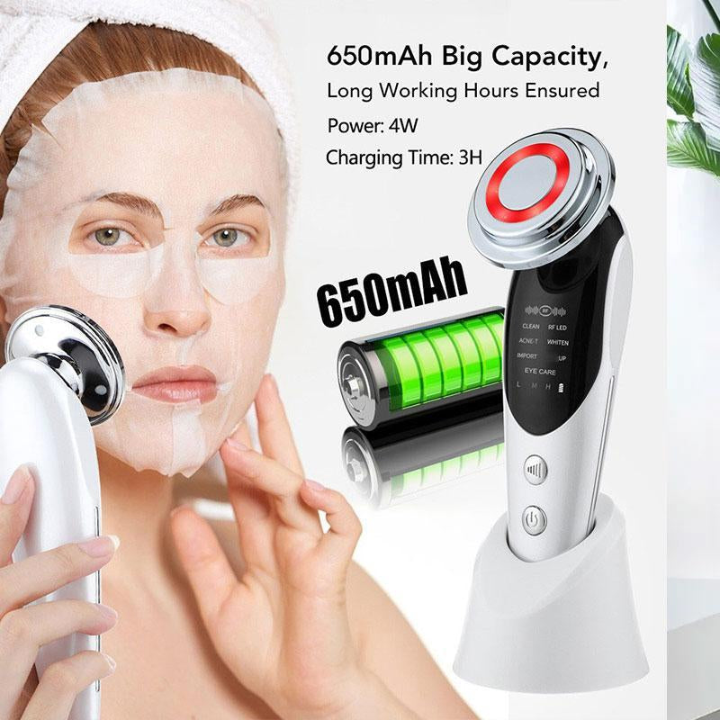 7 in 1 Facial Lifting Machine, Electric Facial Massager, Facial Skin Care Tool, Professional Facial Beauty Instrument for Women, Facial Machine