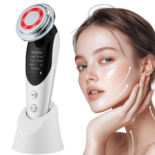 7 in 1 Facial Lifting Machine, Electric Facial Massager, Facial Skin Care Tool, Professional Facial Beauty Instrument for Women, Facial Machine
